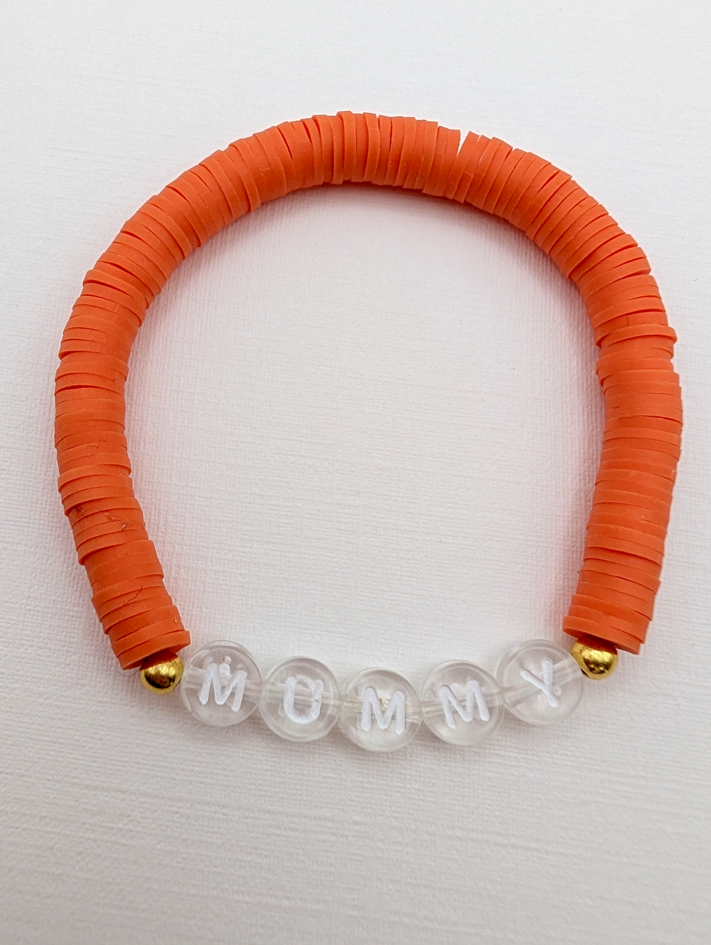 Personalised Transparent Letter Bead Bracelet