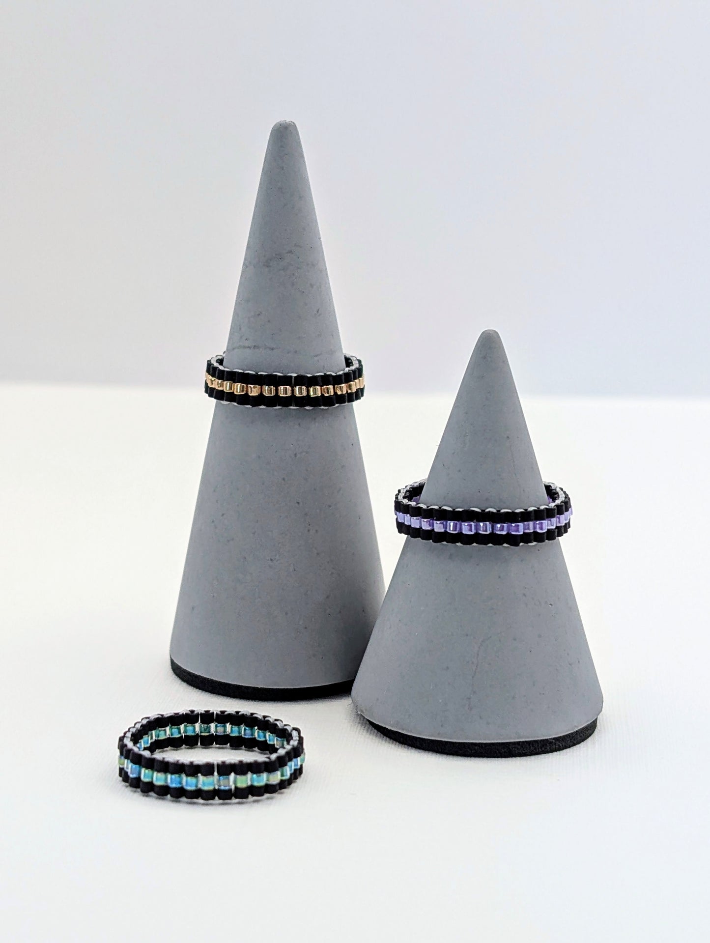 Miyuki Delica Beaded Rings
