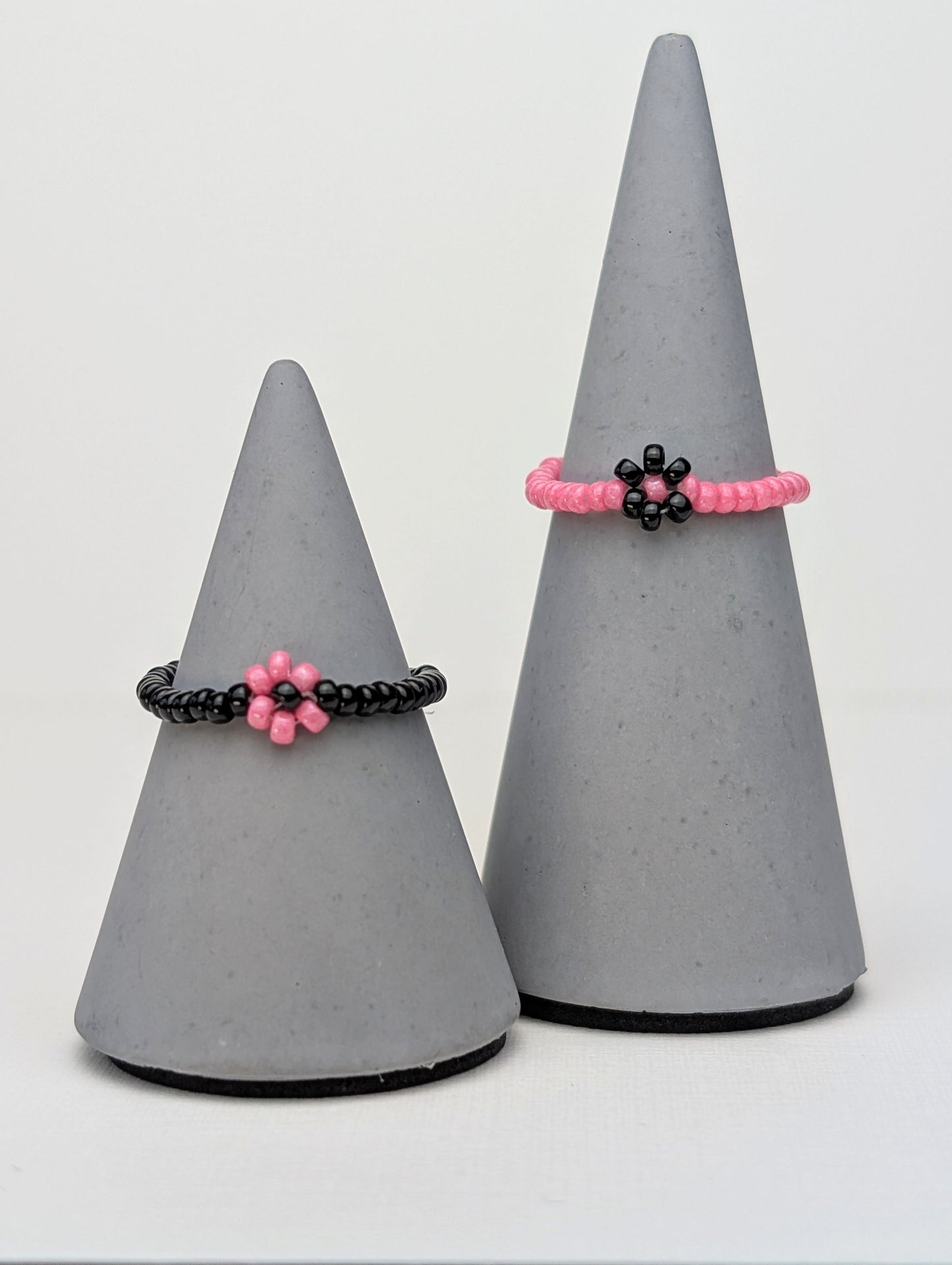 Daisy Miyuki Seed Bead Rings