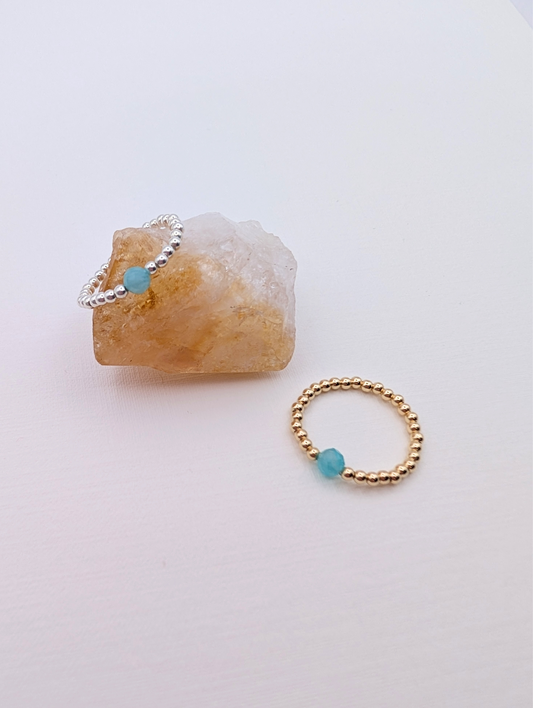 Amazonite Stacking Ring