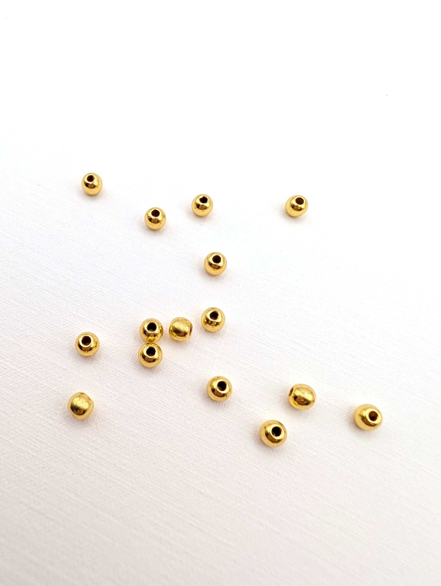 Gold Spacer Bead Stacking Bracelet