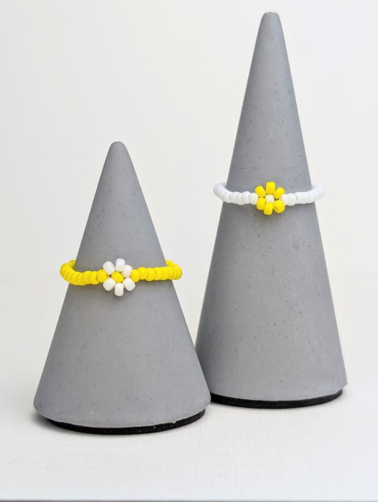 Daisy Miyuki Seed Bead Rings
